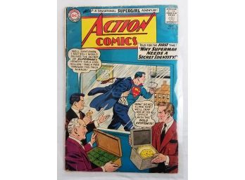 Action Comics DC Superman #305 Comic Book - Oct 1963 Featuring 'Why Superman Needs A Secret Identity'
