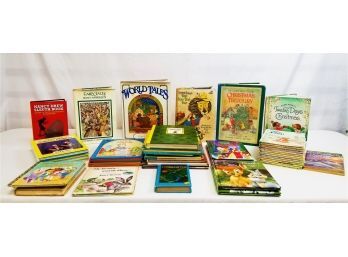Large Lot Of Vintage & Contemporary Children's Books: The Tortoise & The Hare, A Wrinkle In Time, Fairytales