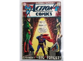 DC Comics Superman & Supergirl #375 Comic Book - April 1969 Featuring 'Superman In The Big Forget!'