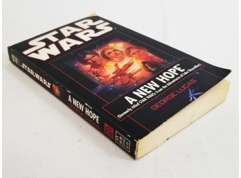 Star Wars 'A New Hope' By George Lucas Softcover First Edition: December 1976
