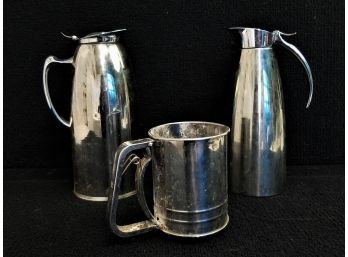 Stainless Steel Carafes & Stainless Steel Floursugar Sifter