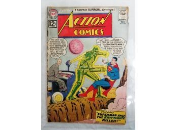 Action Comics DC Superman #294 Comic Book - Nov 1962 Featuring 'Superman & The Kryptonite Killer!'
