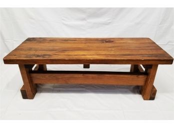 Handmade Rectangular Wooden Coffee Table