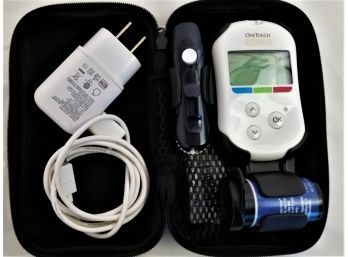 One Touch Verio Flex Blood Glucose Test Kit With Storage Case