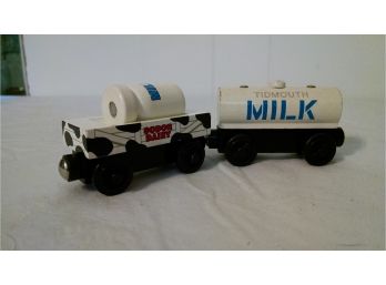 Thomas & Friends:  Wooden Railway - Farm Cars - Milk (2)