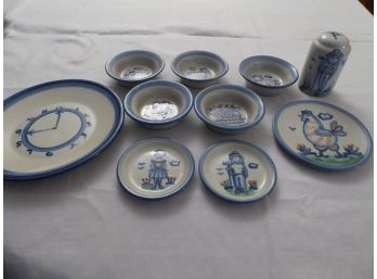 Lot Of Vintage M.A. Hadley Farm Collection Dishes