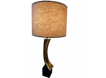 MCM Maurizio Tempestini Brass Table Lamp For Laurel Light Co