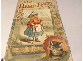 Book Old Dame Trot & Her Comical Cat 1891 Copyright