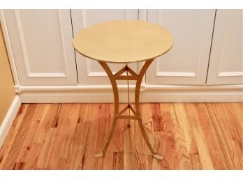 Golden Painted Metal Occasional Table (PICK UP #1)