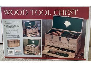NIB Sealed OMNITECH Wood Tool Chest #698305