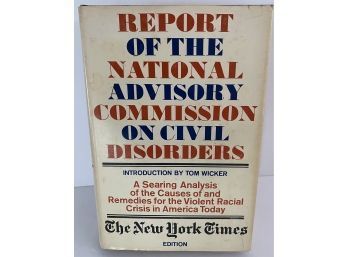 Book - Report Of The National Advisory Commission On Civil Disorder 1968