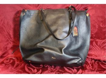 Large Ralph Lauren Leather Bag