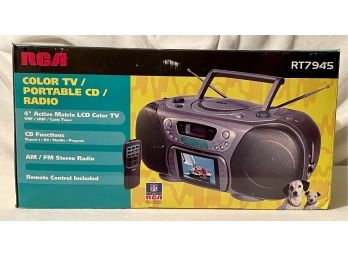 RCA - RT7945 - Portable TV-CD-Radio - New In Box