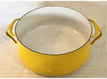 Yellow Mid Century Cast Iron Enamel Kobenstyle Pot From Dansk