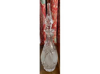 Crystal Cut Princess House Glass Decanter