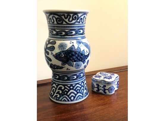 Blue And White Porcelain Imported From China