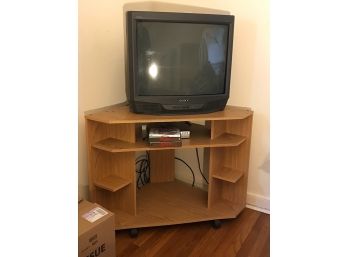 Sony TV And Stand And CD's