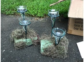 Topiary Table Top Number Stands