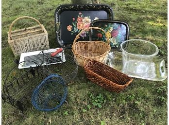 Baskets And Trays