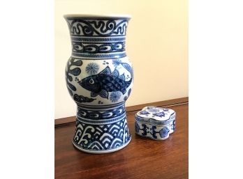 Blue And White Porcelain Imported From China