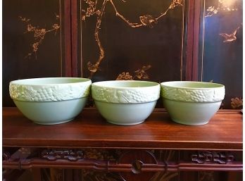 Three Ceramic Bowl Set