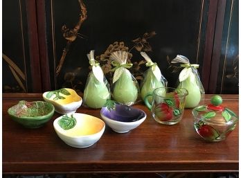 Fruit Dishes And Candles