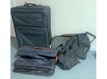 Group Of Suitcases And Travel Bags