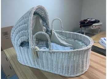 Wicker Bassinette