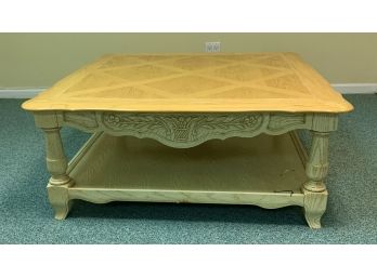 Beautiful Oversize Carved Coffee Center Table