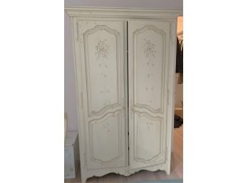 Ethan Alen White Pained Armoire