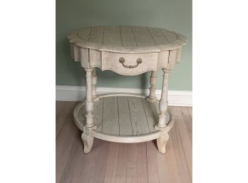 Pair Century Round Side Table