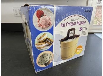 Rival Electric Ice Cream Maker - New In Box