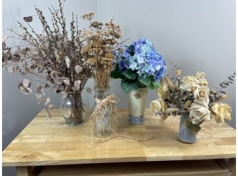 Decorative Flower Vase Lot