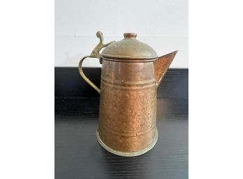 Antique Copper Coffee Pot