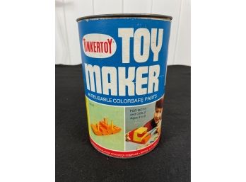 Vintage Tinker Toys Toy Maker Set