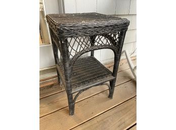 Outdoor Wicker End Table
