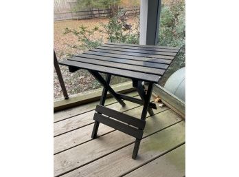 Outdoor Black/brown Folding Table