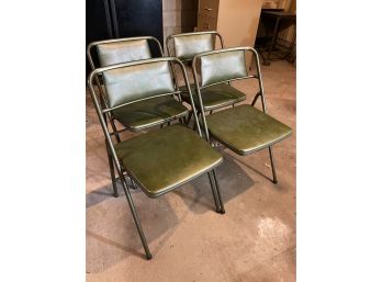 5 Metal Folding Chairs