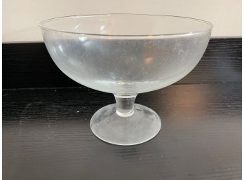 Crystal Pedestal Bowl