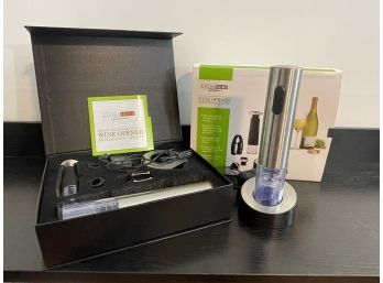 Pair Of Living Home Kitchen Rechargeable Wine Bottle Openers