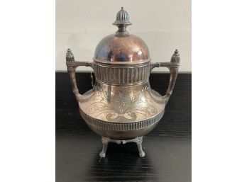 Victorian Era Southington Cutlery Company Silver Plate Coffee Urn
