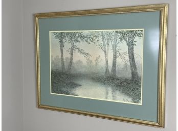 Beautiful Art In Frame - Signed