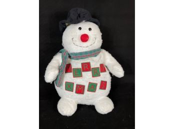 Large Plush Frosty The Snowman Christmas Decoration