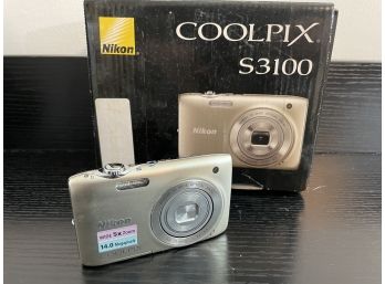 Nikon S3100 Coolpix Digital Point And Shoot Camera