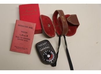 Vintage Weston Master II Exposure Meter Model #735