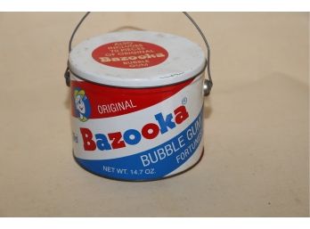 Vintage Topps Original Bazooka Bubble Gum Tin (Empty)