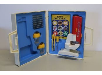 Vintage Fisher Price Micro Explorer Set Complete With Case