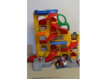 Vintage Fisher Price Little People Parking Garage