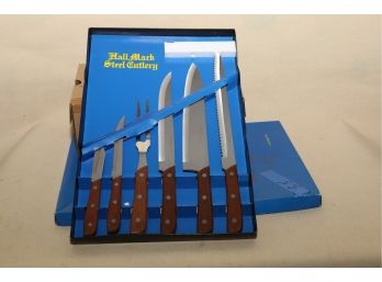 Hallmark Steel Cutlery Six Piece Kitchen Knife Set New In Box