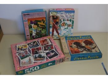 Lot Of Vintage Puzzles As Pictured (complete)